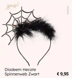 Multi bazar Gouza Diadeem Hecate Spinnenweb Zwart aanbieding