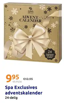 Action Spa Exclusives adventskalender aanbieding