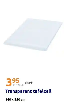 Action Transparant tafelzeil aanbieding