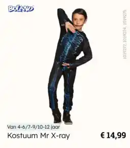 Multi bazar Kostuum Mr X-ray aanbieding