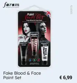 Multi bazar Fake Blood & Face Paint Set aanbieding