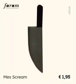 Multi bazar Mes Scream aanbieding