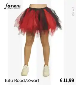 Multi bazar Tutu Rood / Zwart aanbieding