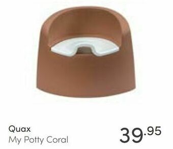 Baby & Tiener Quax my potty coral aanbieding