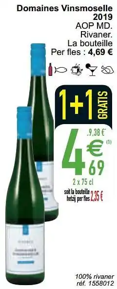 Cora Domaines vinsmoselle 2019 aop md aanbieding