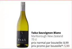 Spar Taka sauvignon blanc aanbieding