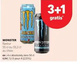 Spar Monster energy aanbieding
