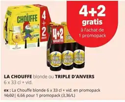 Spar La chouffe blonde ou triple d'ansvers aanbieding