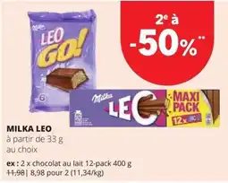 Spar Milka Leo aanbieding