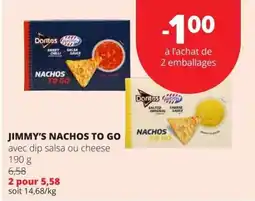 Spar Jimmy's nachos to go aanbieding