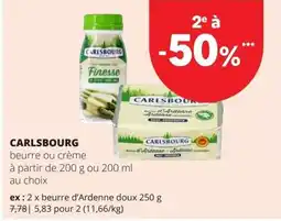 Spar beurre ou crème aanbieding