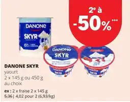 Spar Danone skyr aanbieding