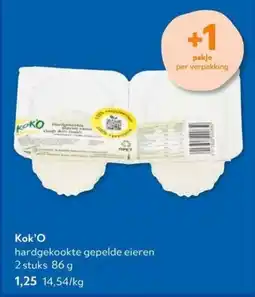 OKay Kok'O hardgekookte gepelde eieren aanbieding