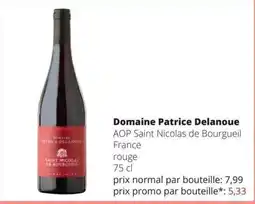 Spar Domaine Patrice Delanoue aanbieding