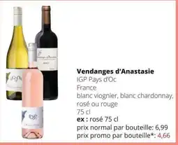 Spar Vendanges d'Anastasie aanbieding