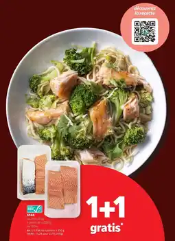Spar saumon frais aanbieding