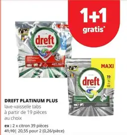 Spar Dreft platinum plus lave-vaisselle tabs aanbieding
