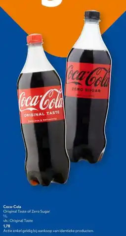 OKay Coca-Cola Original Taste of Zero Sugar aanbieding