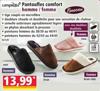Pantoufles comfort homme / femme