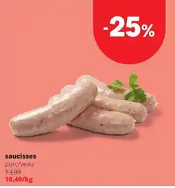Spar saucisses aanbieding