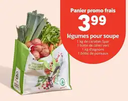Spar légumes pour soupe aanbieding