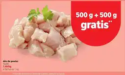 Spar Dés de Poulet aanbieding
