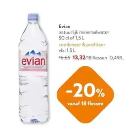 OKay Evian natuurlijk mineraalwater aanbieding