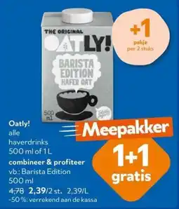 OKay Oatly! alle haverdrinks aanbieding