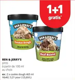 Spar Ben & Jerry's Pints aanbieding