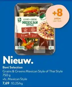 OKay Boni Selection Grains & Greens Mexican Style of Thai Style aanbieding