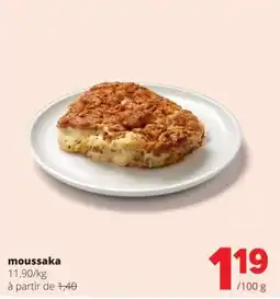 Spar moussaka aanbieding