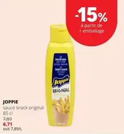 Spar Joppie sauce snack original aanbieding