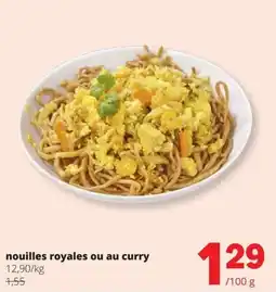 Spar Nouilles Royales ou Au Curry aanbieding