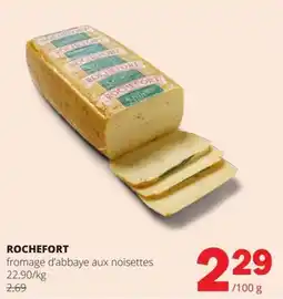 Spar rochefort fromage d'abbaye aux noisettes aanbieding