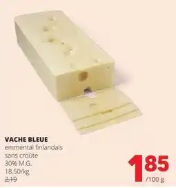 Spar Vache bleue emmental finlandais aanbieding