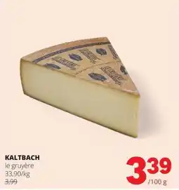 Spar Kaltbach le gruyère aanbieding