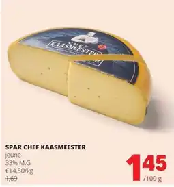 Spar spar chef kaasmeester aanbieding