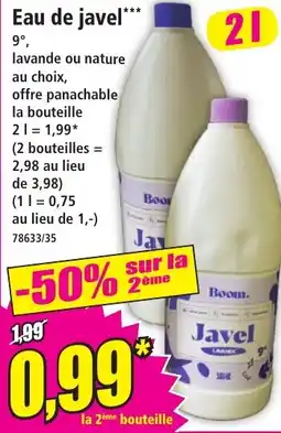 Norma Eau de javel aanbieding