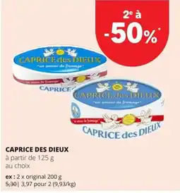 Spar Caprice des dieux aanbieding