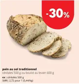 Spar pain au sol traditionnel aanbieding