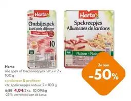 OKay Herta alle spek of baconreeppjes natuur aanbieding