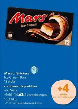 OKay Mars of Snickers Ice Cream Bars aanbieding