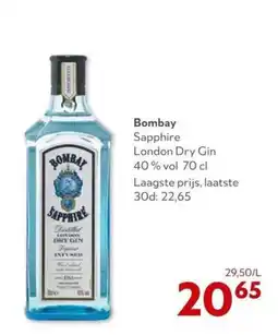 OKay Bombay sapphire london dry gin aanbieding
