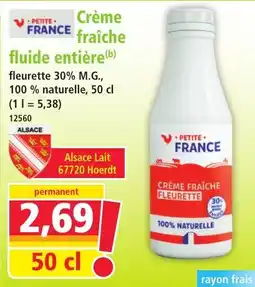 Norma Crème fraîche fluide entière aanbieding