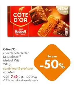 OKay Côte d'Or chocoladetabletten aanbieding