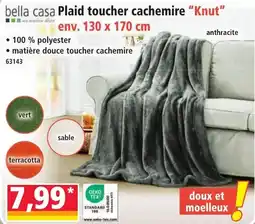 Norma Plaid toucher cachemire Knut aanbieding