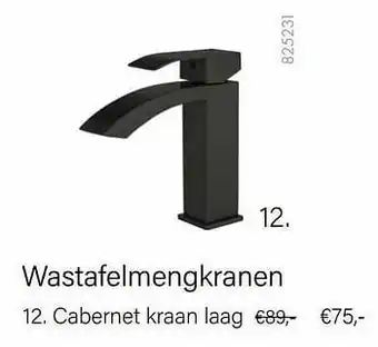 Multi bazar Wastafelmengkranen cabernet kraan laag aanbieding