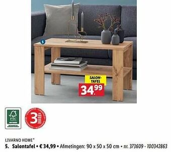 Lidl Salontafel aanbieding