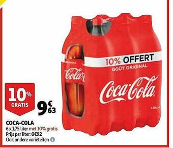 Auchan Coca Cola aanbieding