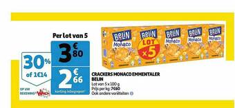 Crackers Monaco Emmentaler Belin